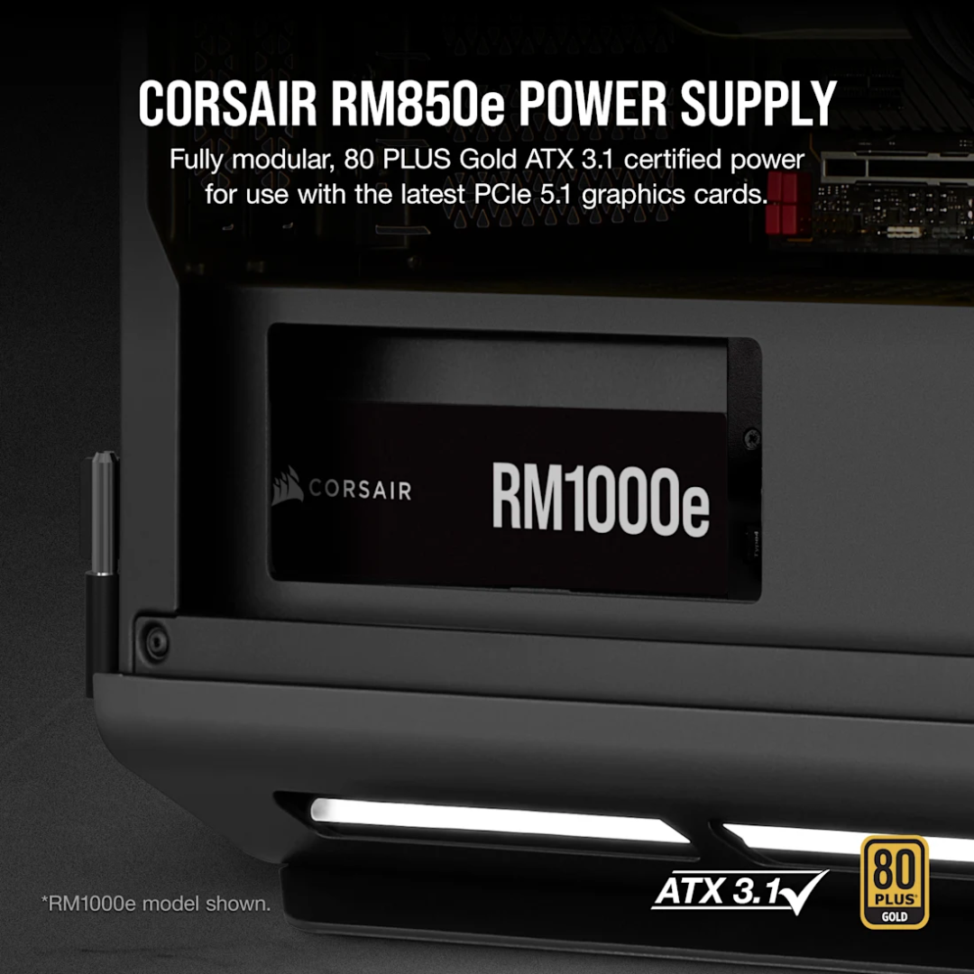 Corsair RM850e GOLD 850W 80+ Full Modular Power Supply CP-9020263-NA