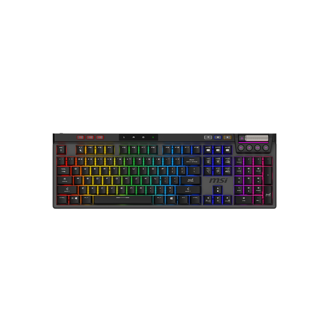 MSI Strike Pro Wireless Silent Gaming Keyboard – DynaQuest PC