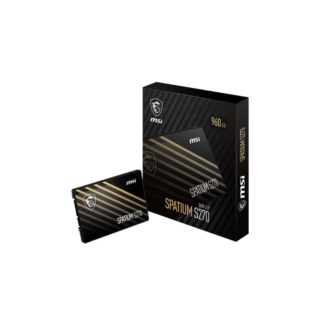 MSI Spatium S270 SSD 960GB SATA 2.5 MSI Spatium S270 SSD 960GB SATA 2.5