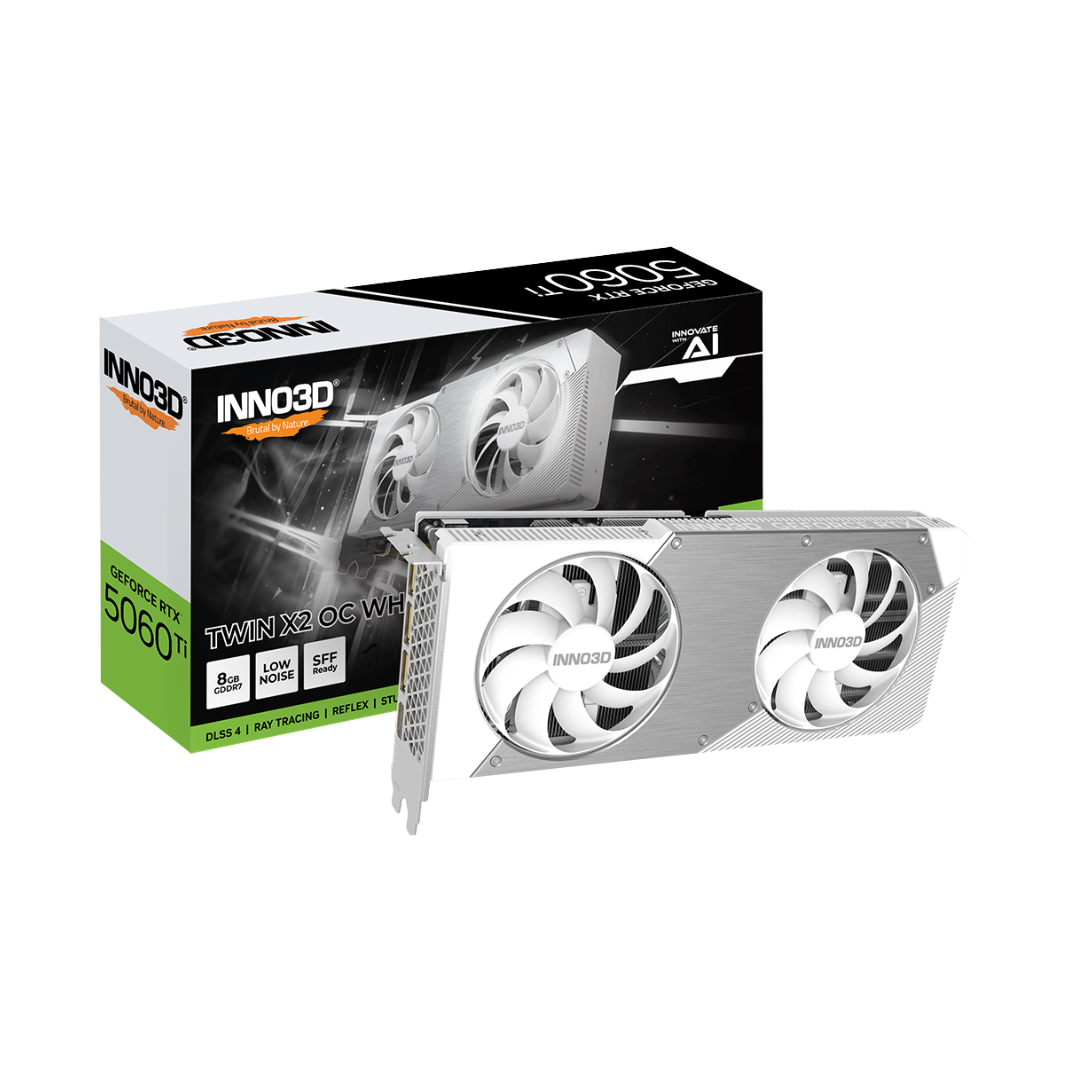 【新品未使用】INNO3D RTX 5060 TWIN X2 INNO3D GEFORCE RTX™ 5060 TWIN X2 | INNO3D - GRAPHICS CARDS