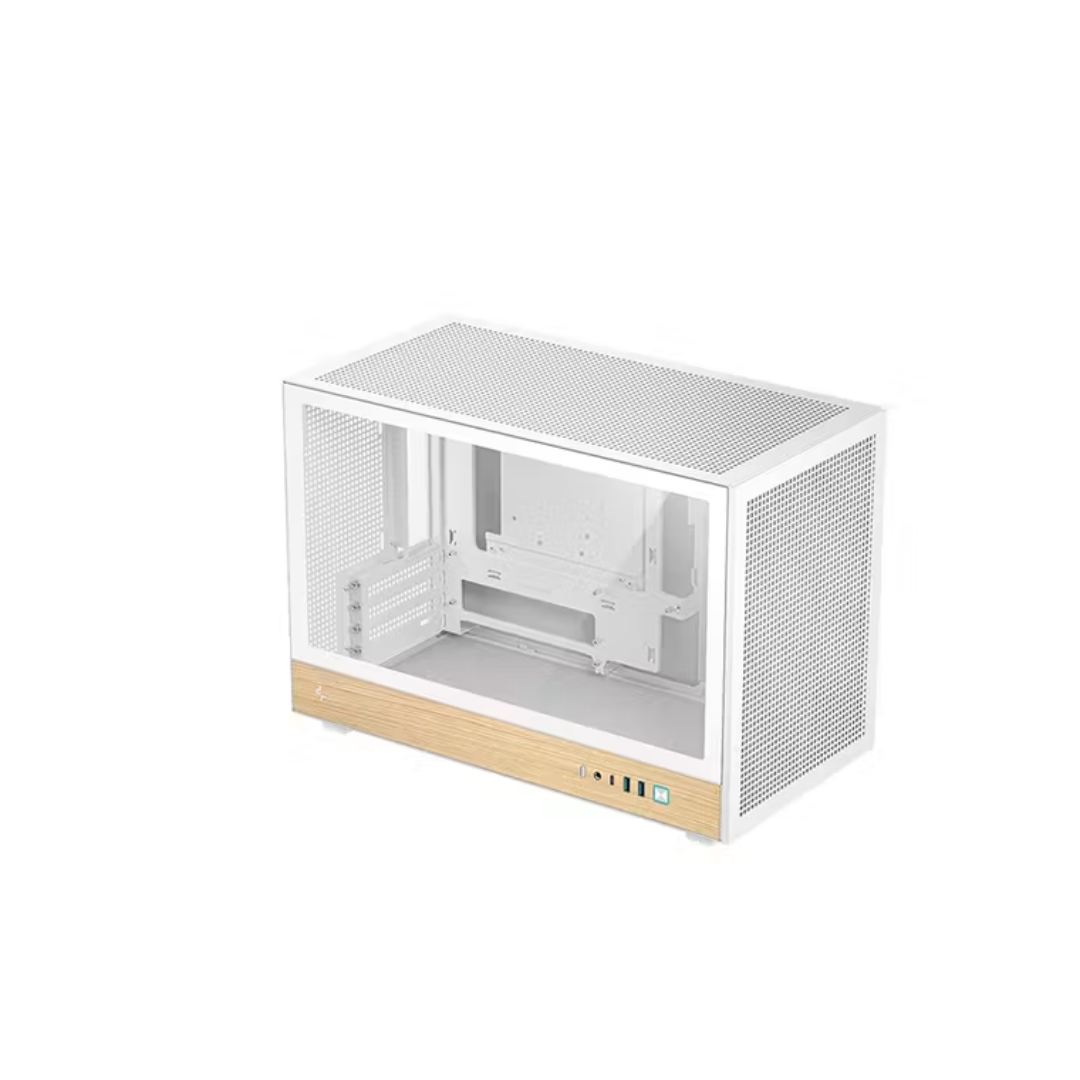 Deepcool CH260 WOOD Mesh Panels mATX Compact Case ( Black R-CH260-BKNWM0-G-1 / White R-CH260-WHNGM0-G-1 )