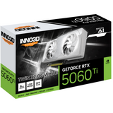 Inno3D RTX 5060 TI Twin X2 OC 8GB White Graphics Card N506T2-08D7X-193075W