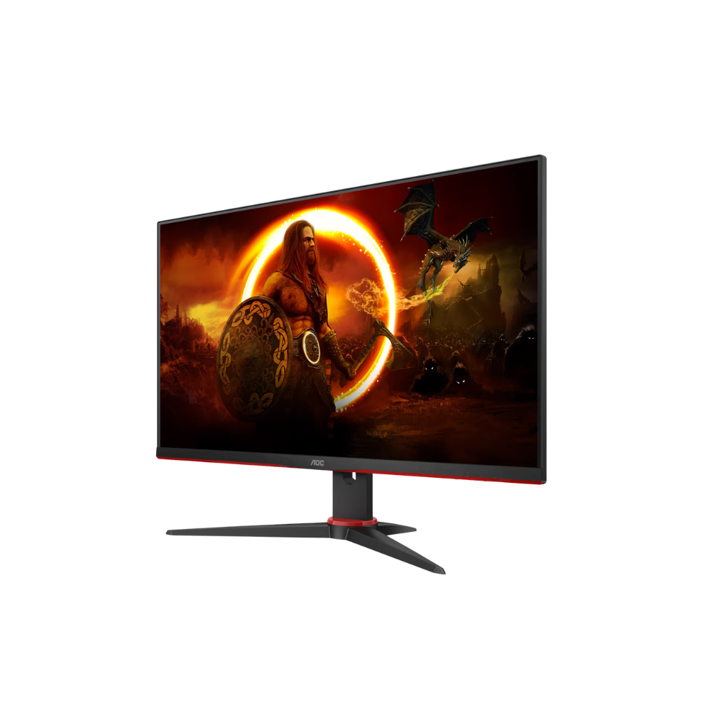AOC 24G2SE 23.8" VA 165Hz FHD 1080p 1ms Adaptive Sync Gaming Monitor Black/Red