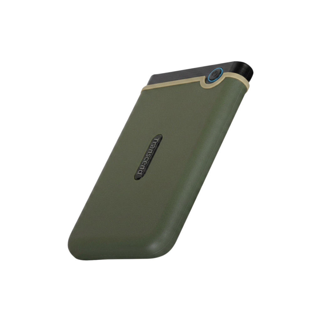 Transcend 2TB Green Portable Slim Hard Drive TS2TSJ25M3G