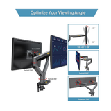 North Bayou G35 Dual Deskmount 22-32" (75x100) 2-12kg
