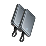 Vention 10000mAh 22.5W Magnetic Wireless Powerbank (1xUSB-C, 1xUSB-A) Gray FKQH0-TY