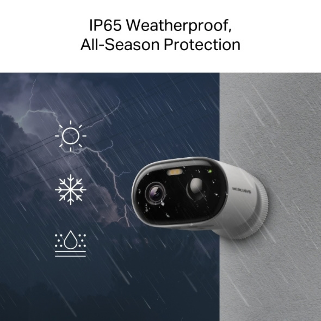 Mercusys MC410 KIT Solar-Powered Security Camera Kit