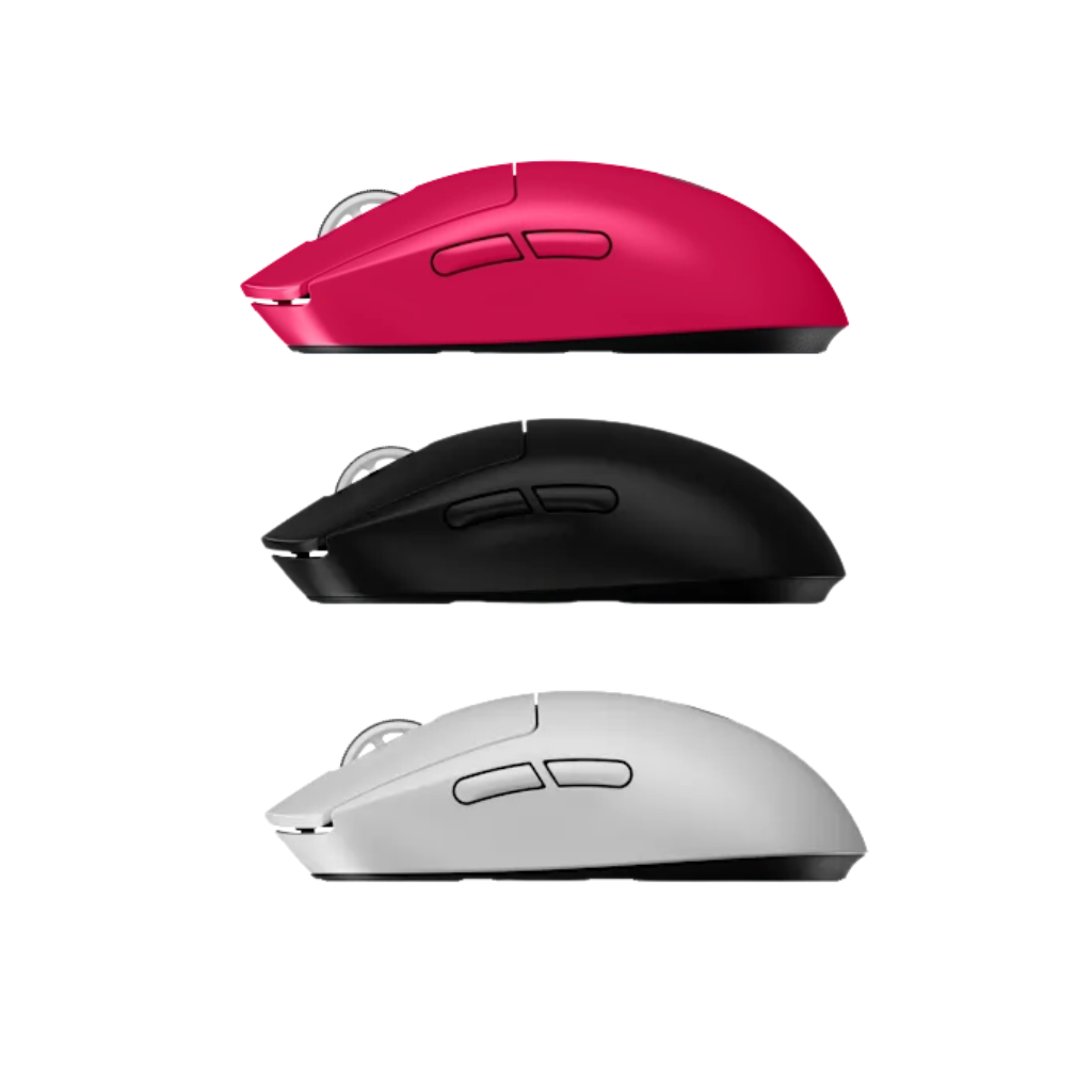 Logitech G Pro X Superlight 2 Lightspeed Wireless Gaming Mouse (Black, White, Magenta)