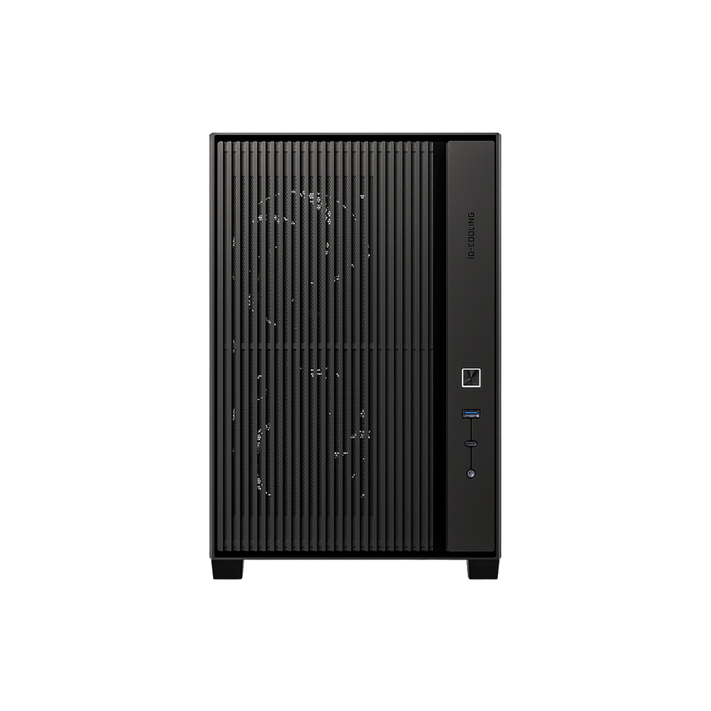 ID Cooling FLOW 500 AIR Black mATX Compact TG Case