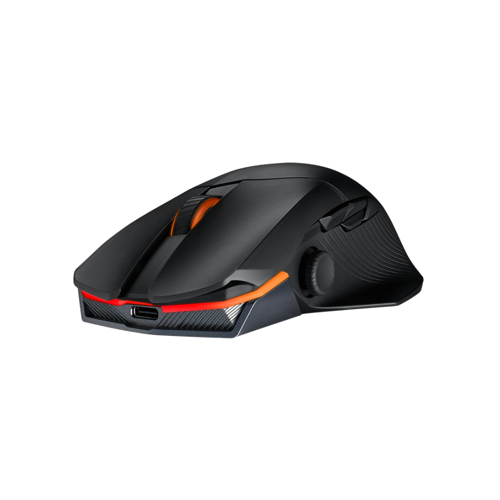Asus ROG Chakram X Origin Wireless RGB Gaming Mouse P708 (Translucent Black & Silver)