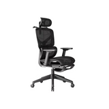 InPlay EF100-B V2 Black Ergonomic Computer Chair with Footrest