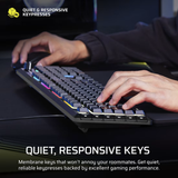Corsair SKIFF 100 PLUS Wired RGB Membrane Gaming Keyboard CH-9226I65-NA