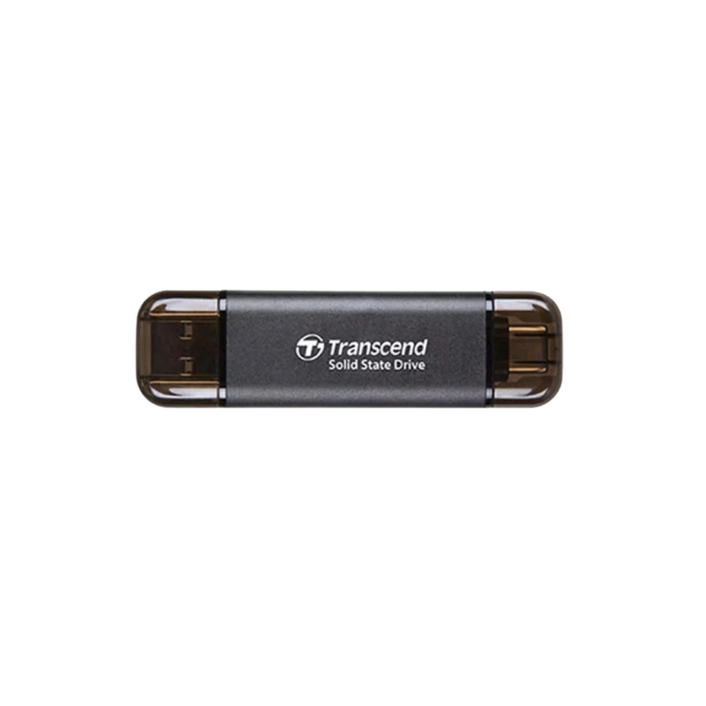 Transcend ESD310C 1TB Dual USB 10GBPS Portable Black SSD TS1TESD310C