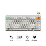 Nuphy Node75 High-Profile White / Blush Nano Keyboard