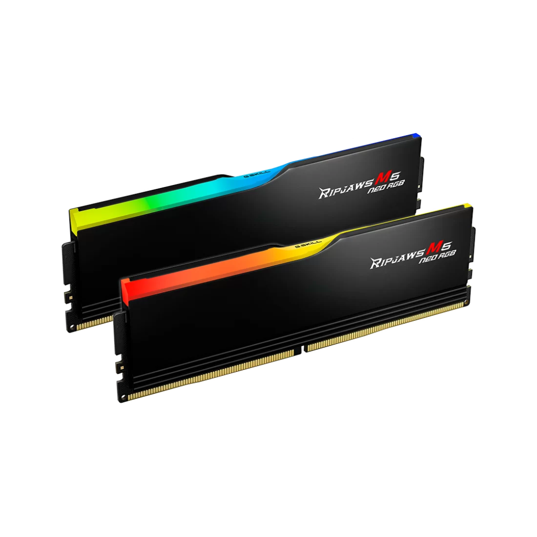 G.Skill Ripjaws M5 Neo RGB 64GB 32GX2 DDR5 6000MT/s Desktop Memory F5-6000J2836G32GX2-RM5NRK
