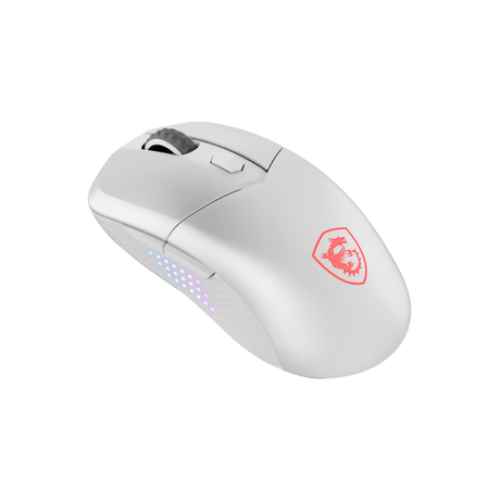 MSI Versa 300 Elite Wireless White Gaming Mouse