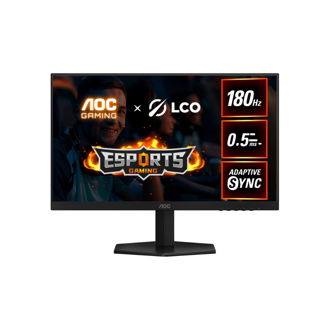 AOC 24G42E 23.8" Fast IPS 180Hz FHD (1920x1080) 0.5ms MPRT / 1ms GtG Adaptive-Sync Gaming Monitor