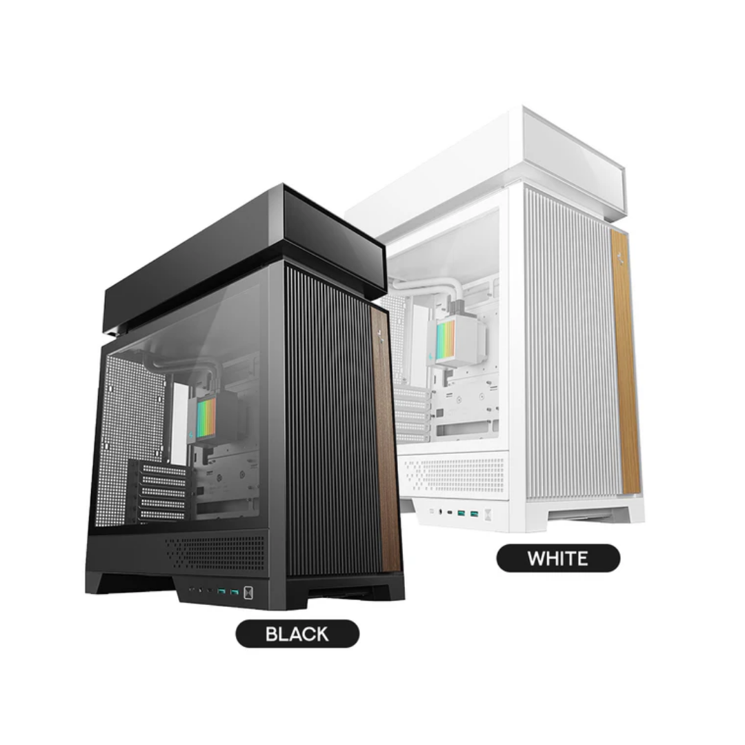 DeepCool CL6600 ATX PC Case with 360mm ARGB Liquid Cooler ( Black R-CL6600-BKNNA0-G-1 | White )
