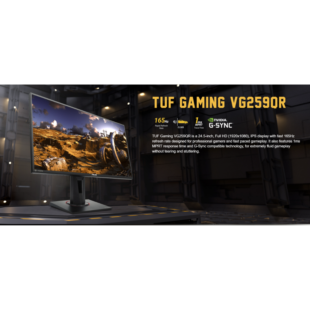 Asus TUF Gaming VG259QR 24.5" IPS 165Hz 1920x1080 1ms GSync Monitor