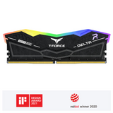 T-Force Delta RGB 16GB Black DDR5 5200MT/s Desktop Memory FF3D516G5200HC40C01