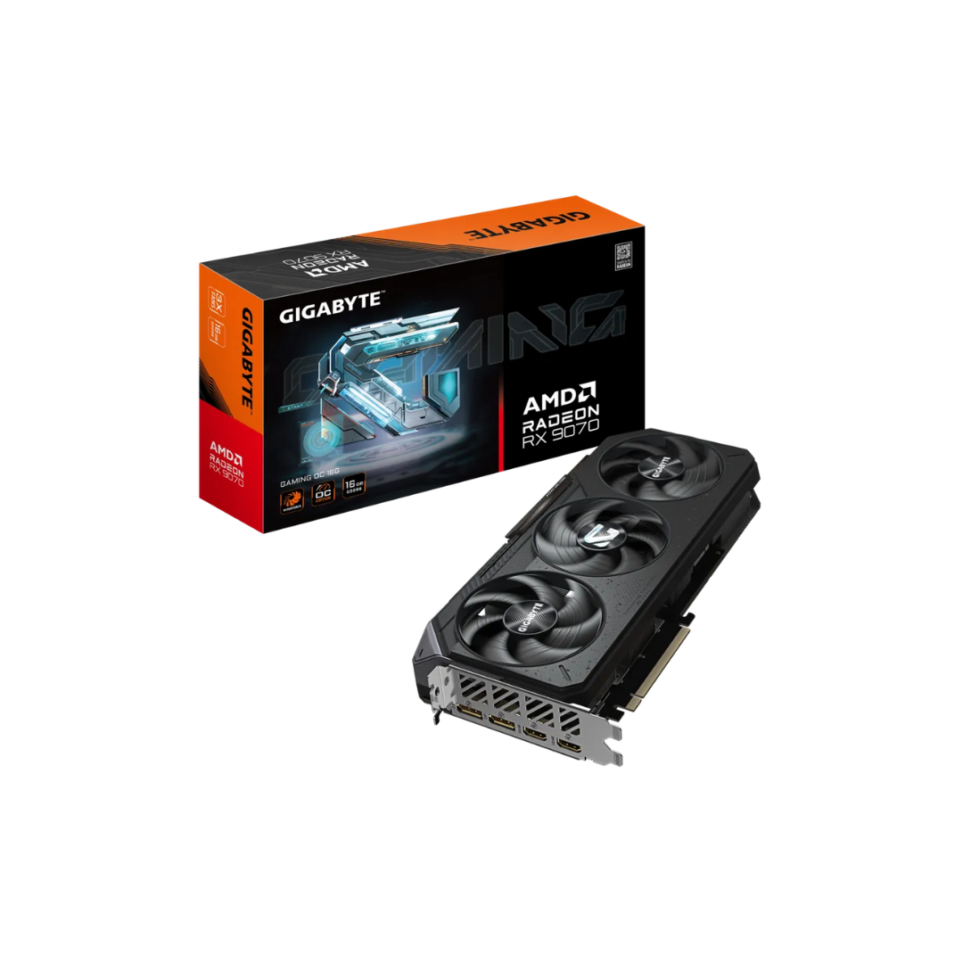 Gigabyte RX 9070 Gaming OC 16G GV-R9070GAMING-OC-16GD Radeon - Main Image