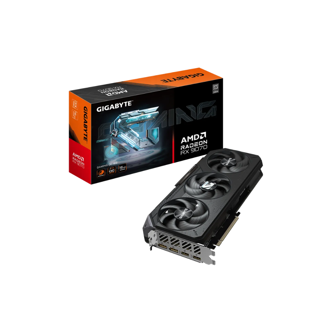 Gigabyte RX 9070 Gaming OC 16G GV-R9070GAMING-OC-16GD Radeon Graphics Card