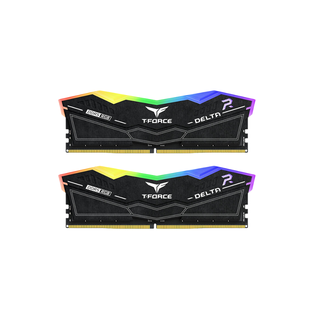 メモリー T-FORCE DELTA DDR5 32GB(16GBx2) DELTA RGB DDR5 DESKTOP MEMORY BLACK 32GB(2x16GB) 8000MHz