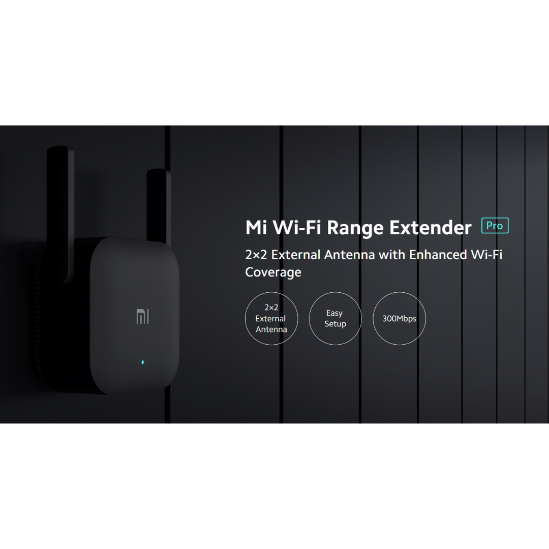 Xiaomi Mi Wi-Fi Range Extender Pro 300Mbps 2×2 External Antenna with Enhanced Wi-Fi Coverage