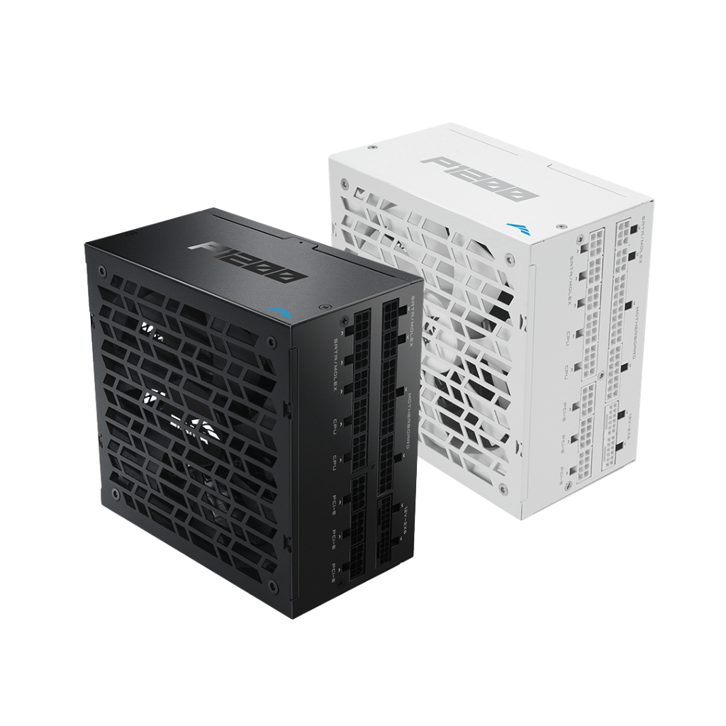 Sama P1200 Platinum 1200W 80+ ATX 3.1 PCIe 5.1 Ready Fully Modular Power Supply with Braided Pattern Cables ( Black  P1200-BKPFF001-US | White P1200-WHPFF001-US )