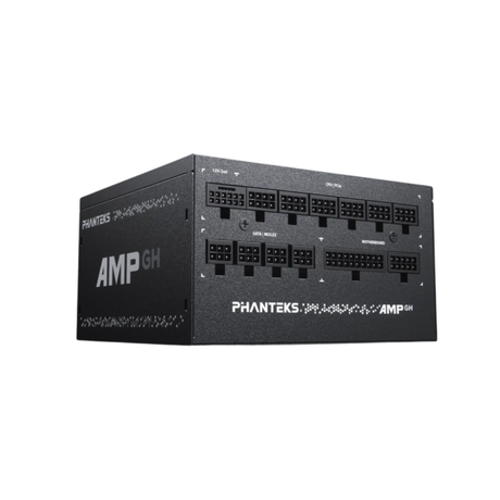 Phanteks AMP GH 1200W Platinum PCIe5 Black Power Supply PH-P1200GH_BK02