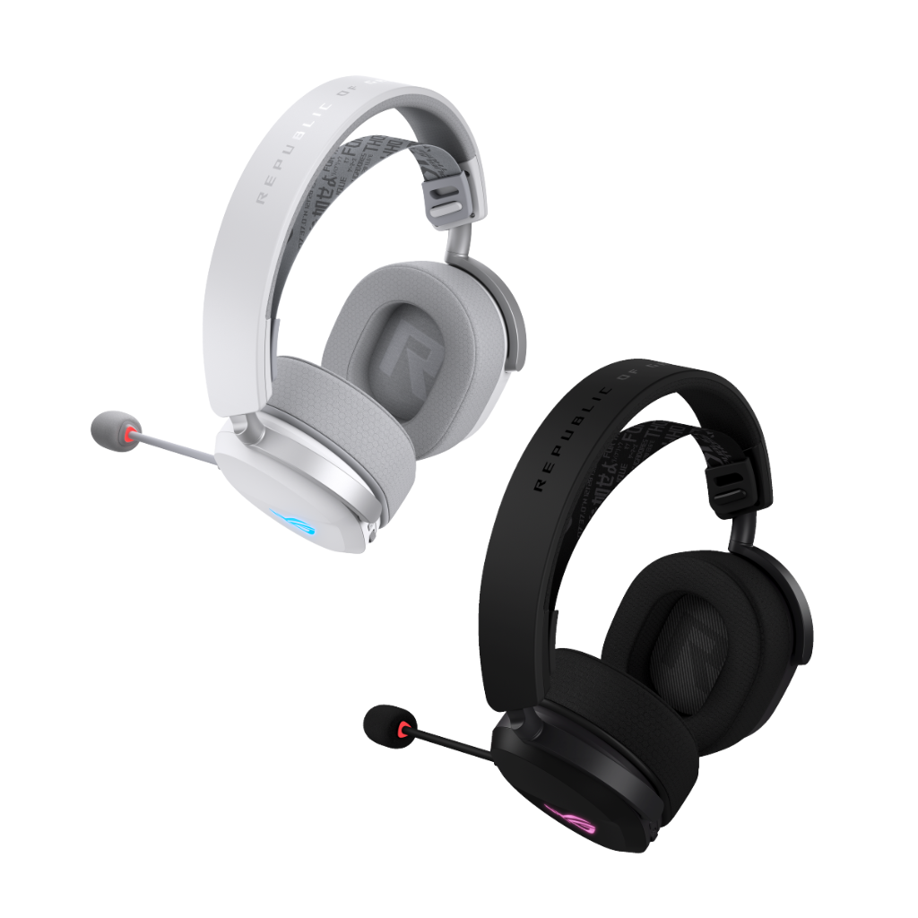 Asus ROG Pelta Tri-Mode RGB Wireless Gaming Headset A501 (Black/White)