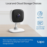 TP-Link Tapo C110 2K 3MP Home Wi-Fi Security Camera - Night Vision, Two-Way Audio, Motion Detection
