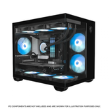 MSI Pro PANO M120L Mini Tower mATX Black PC Case