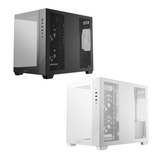 DeepCool CG330 3F Panoramic Glass Panel Dual Chamber M-ATX PC Case (Black R-CG330-BKNGM3-G | White R-CG330-WHNGM3-G)