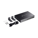 TP-Link TL-SG2210MP JetStream 10-Port Gigabit Smart Switch with 8-Port PoE+