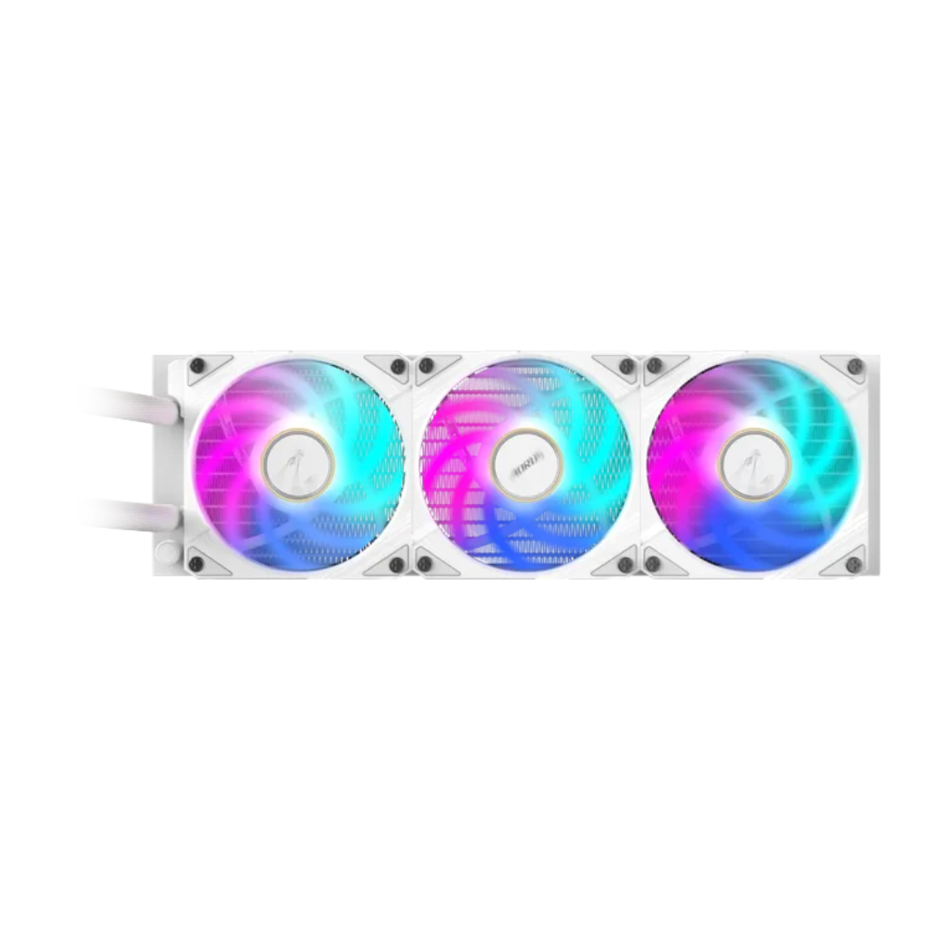 Gigabyte Aorus Waterforce X II 360 ICE ARGB Fan w/ EZ-Chain MAG, Circular LCD Display AIO Liquid Cooler GP-AORUS-WATERFORCE-X-II-360I