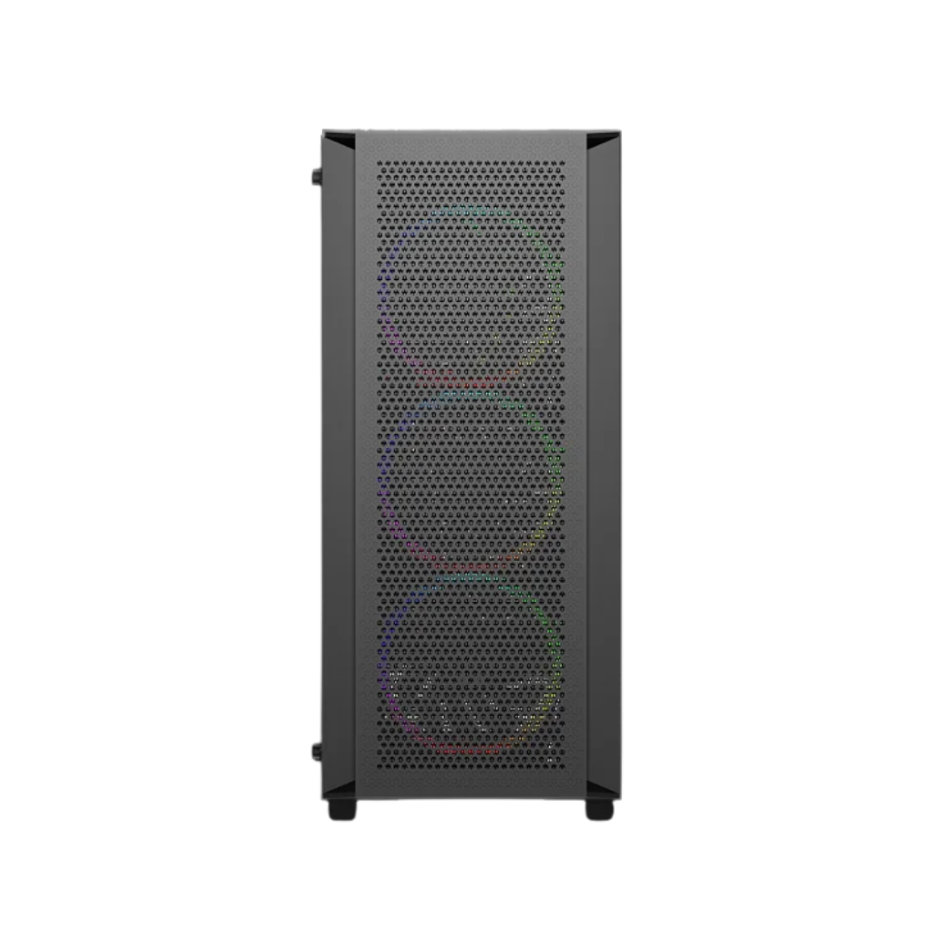 Trendsonic Breeze BR15A Mesh Front/TG Side Panel ATX PC Case with 4x120mm Fan