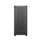 Trendsonic Breeze BR15A Mesh Front/TG Side Panel ATX PC Case with 4x120mm Fan