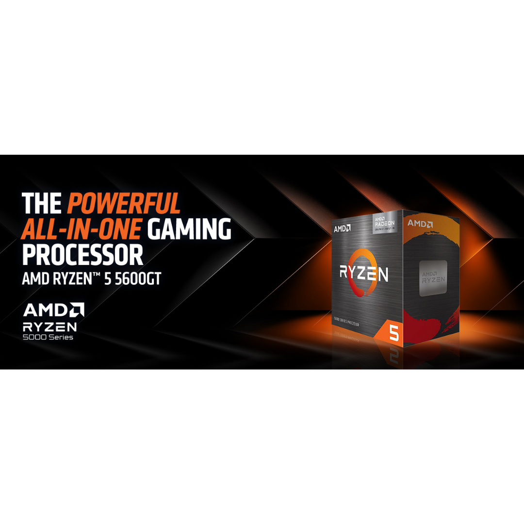 AMD Ryzen 5 5600GT 3.60-4.60GHz 6-Core Processor Boxed AMD Ryzen 5 5600GT 3.60-4.60GHz 6-Core Processor Boxed