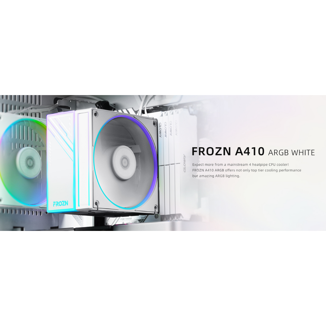 ID Cooling FROZN A410 ARGB White 1X120mm CPU Cooler