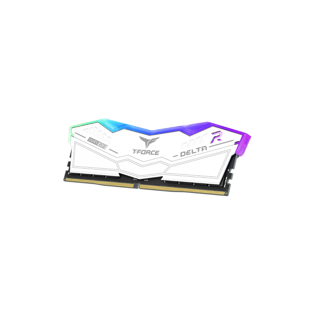 T-Force Delta RGB 32GB (2x16GB) White DDR5 5600MT/s CL36 Desktop Memory FF4D532G5600HC36BDC01