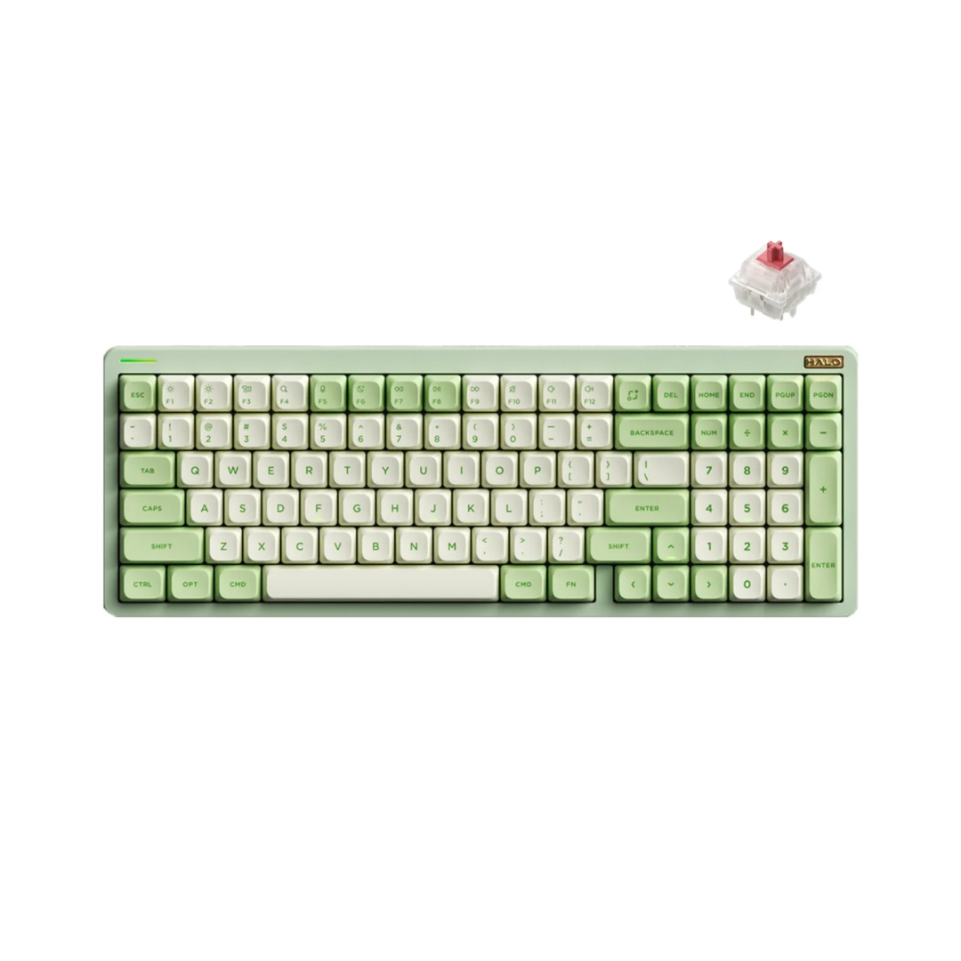 Nuphy Halo96 V2 Green / Silent Red Keyboard