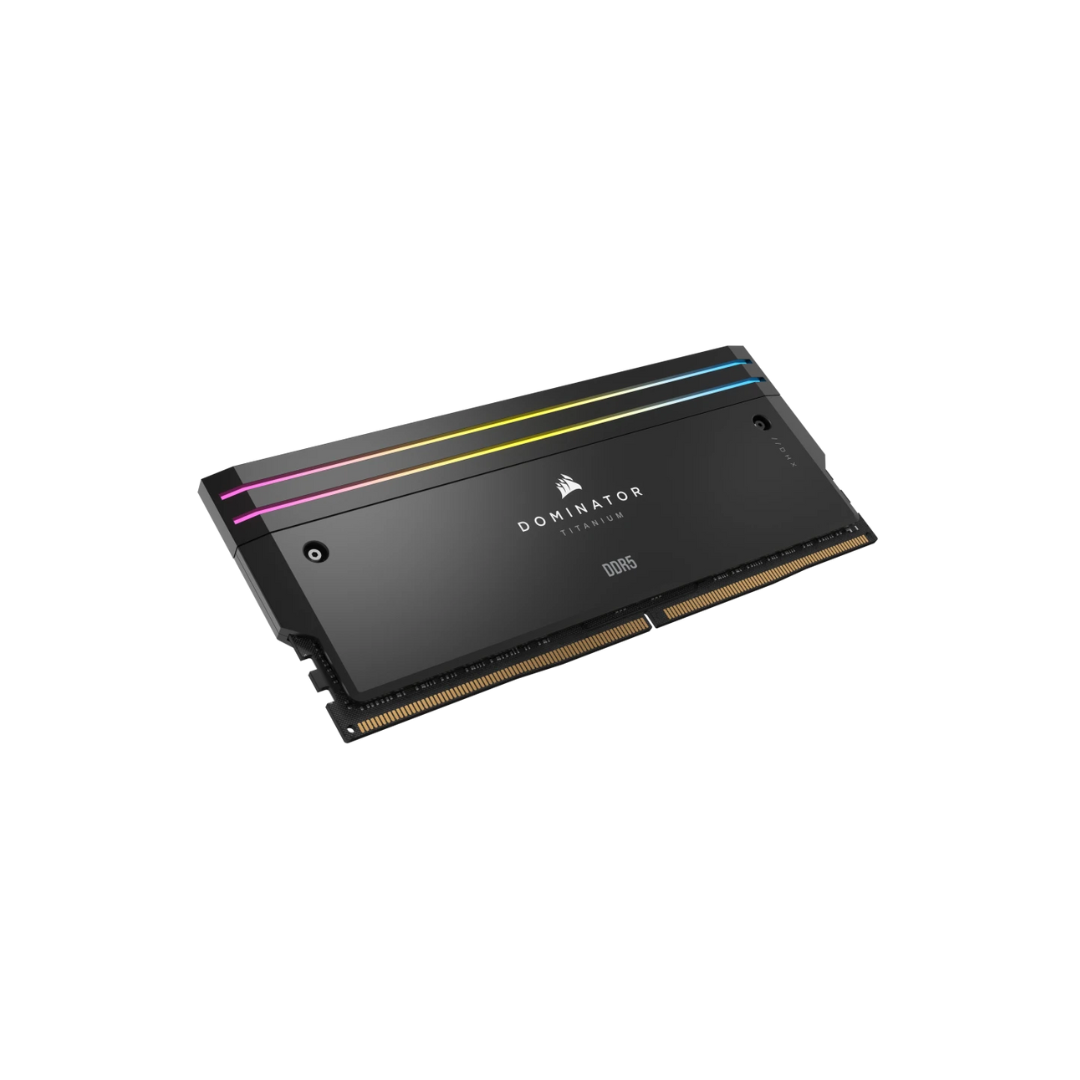 Corsair Dominator Titanium RGB 32GB Black 16GBx2 Desktop Memory CMP32GX5M2X6600C32