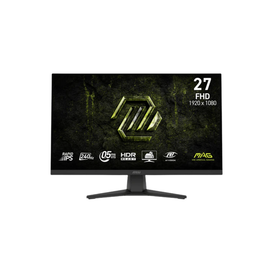 MSI MAG 272F X24 27" IPS 240Hz FHD 1920x1080 0.5ms GTG Rapid Gaming Monitor with Tilt Adjustment