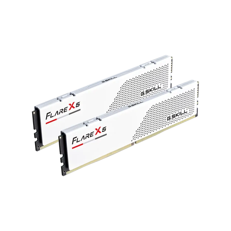 G.Skill Flare X5 32GB (2x16GB) White DDR5-6000MHz CL36-36-36-96 1.35V Desktop Memory F5-6000J3636F16GX2-FX5W | AMD Expo