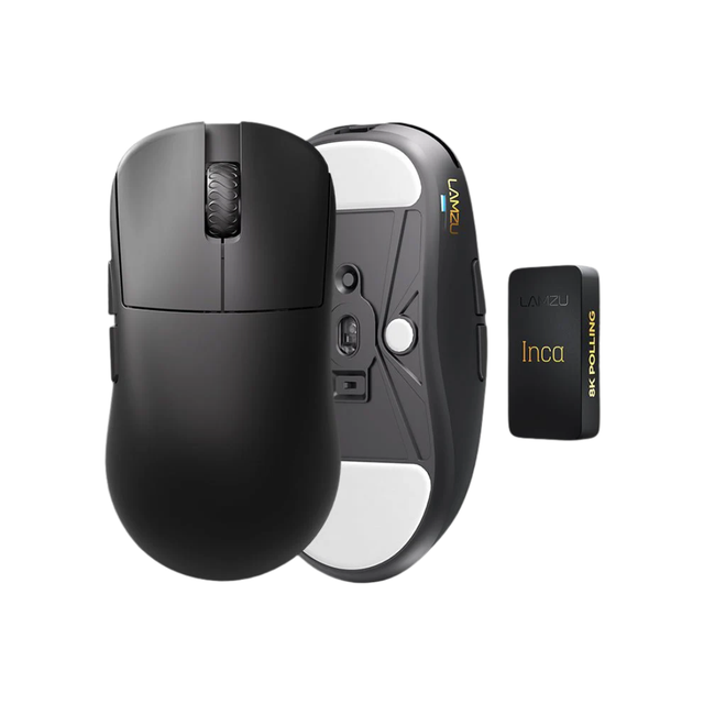 Lamzu Inca 8K Superlight Wireless Gaming Mouse ( Black | White Lamzu Inca 8K Superlight Wireless Gaming Mouse ( Black | White