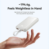 Vention 10000mAh 22.5W Magnetic Wireless Powerbank (1xUSB-C, 1xUSB-A) Gray FKQH0-TY
