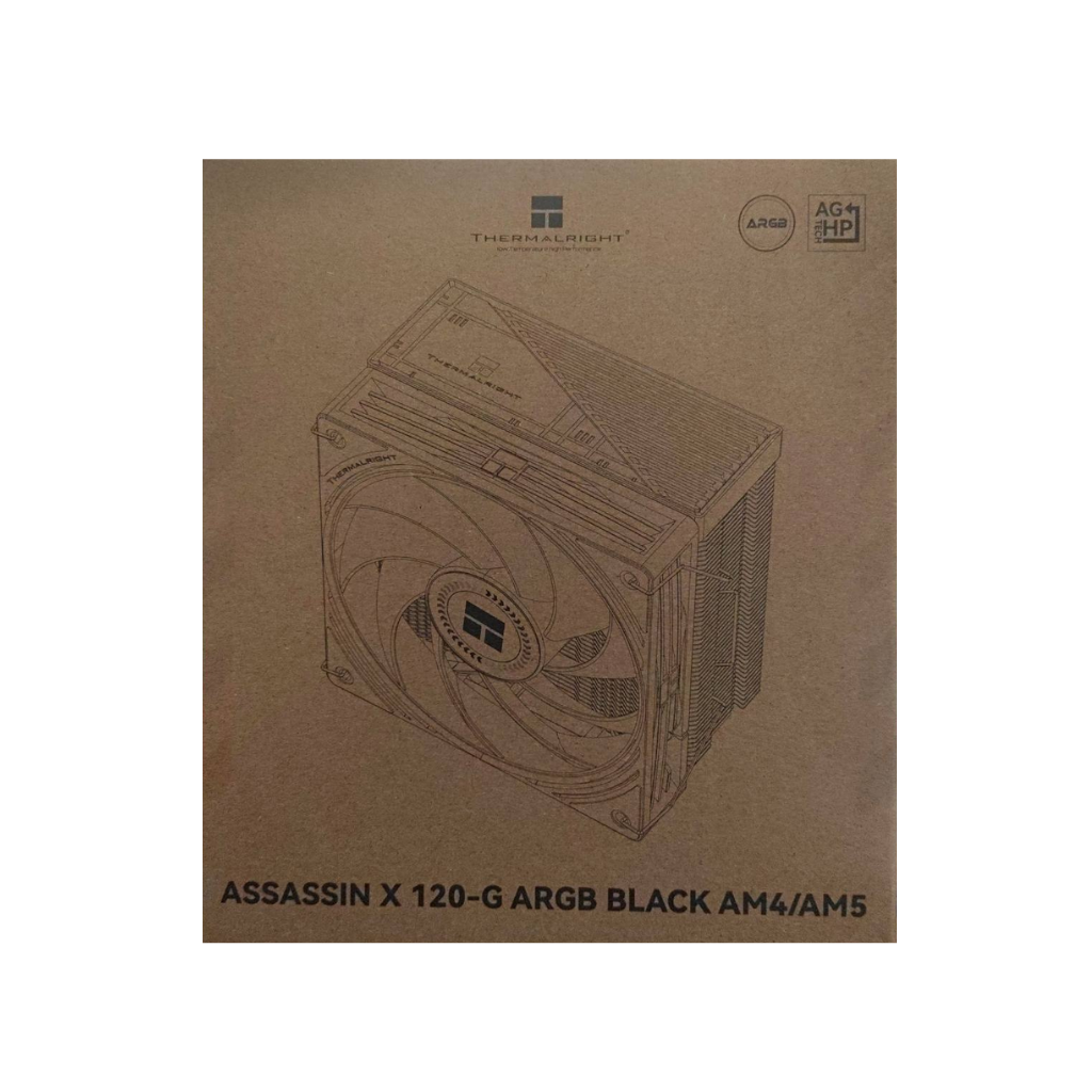 Thermalright Assassin X 120-G Black ARGB AM4/AM5 CPU Air Cooler