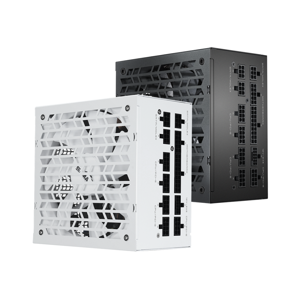 Sama G850 Gold 850W 80+ ATX 3.1 PCIe 5.1 Ready Fully Modular Power Supply with Braided Pattern Cables ( Black G0850-BKGFF001-US |  White G0850-WHGFF001-US )