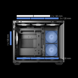 MSI Pro PANO M120L Mini Tower mATX Black PC Case